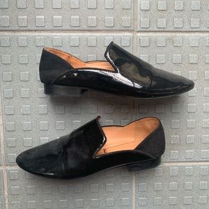 Zara Patent and Suede Loafers
